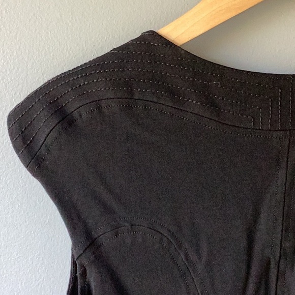 DIANE Von FURSTENBERG Black Cap Sleeve Dress - Picture 7 of 9